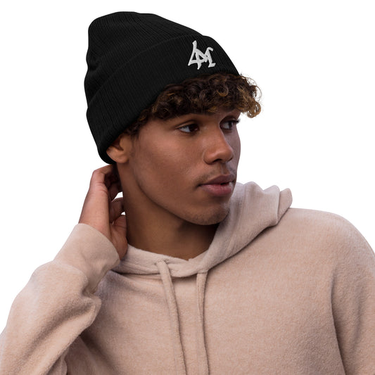 Recycled 4M Ribbed knit beanie